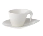Espressokop en schotel
