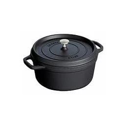 Zwart (mat) 24 cm