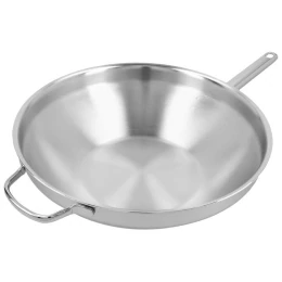 Wok 32 cm + Gratis olijfhouten wokspatel
