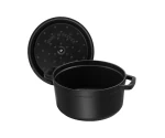 Zwart (mat) 28 cm