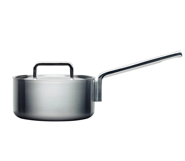 Steelpan 18 cm, 2 liter met deksel