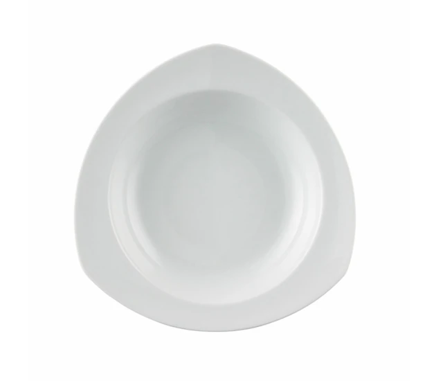 Diep bord driehoek 23 cm