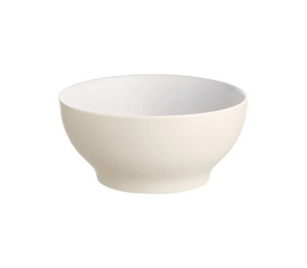 Bowl 15 cm White Yellow