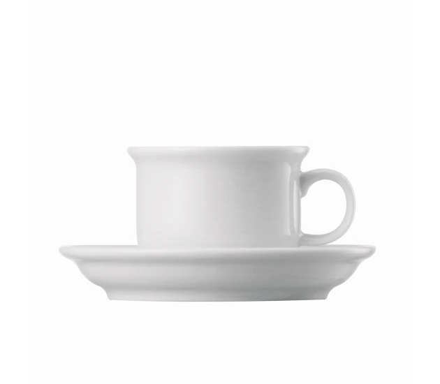Espressokop en schotel
