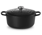 Zwart 26 cm rond