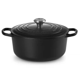 Zwart 26 cm rond