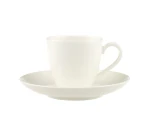 Espressokop en schotel