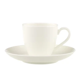 Espressokop en schotel