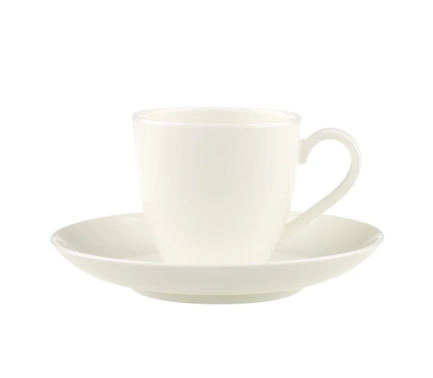 Espressokop en schotel
