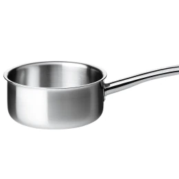 Steelpan 16 cm, laag model zonder deksel