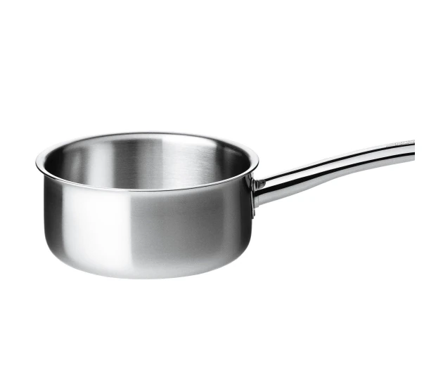 Steelpan 16 cm, laag model zonder deksel