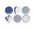 Ontbijtborden 23 cm set van 6