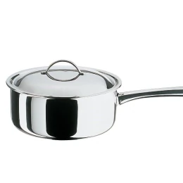 Steelpan 16 cm, laag model zonder deksel