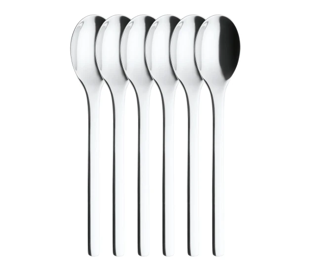 Espressolepels set/6 - Glans