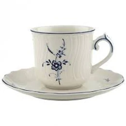 Espressokop en schotel
