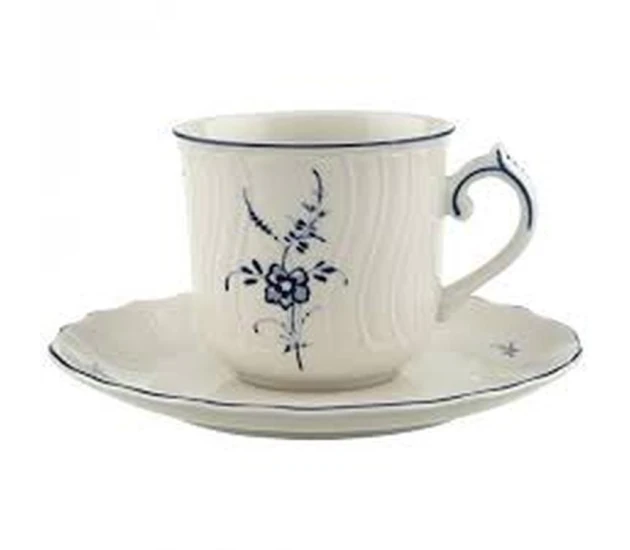 Espressokop en schotel