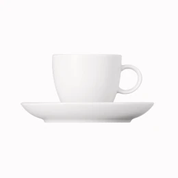 Espressokop en schotel