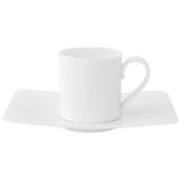 Espressokop en schotel
