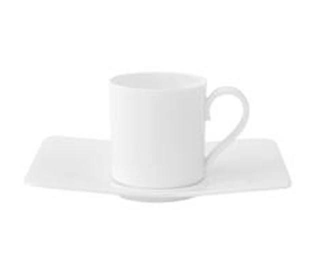 Espressokop en schotel