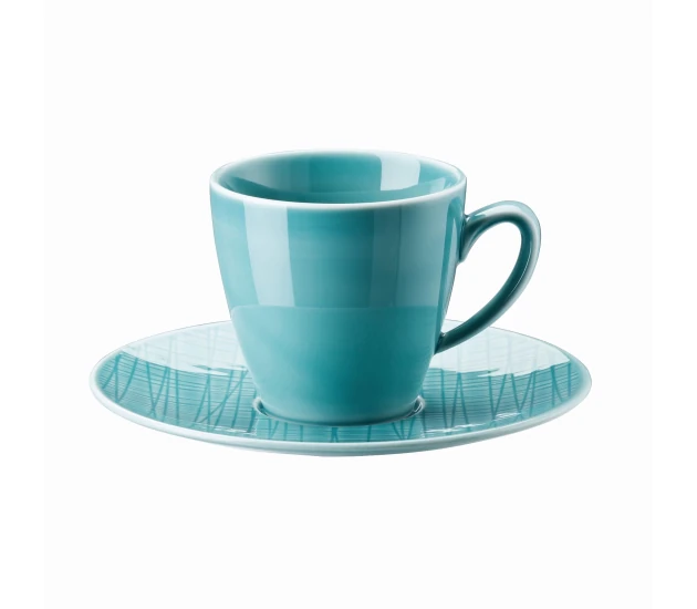 Koffiekop en -schotel