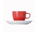 Espressokop en schotel