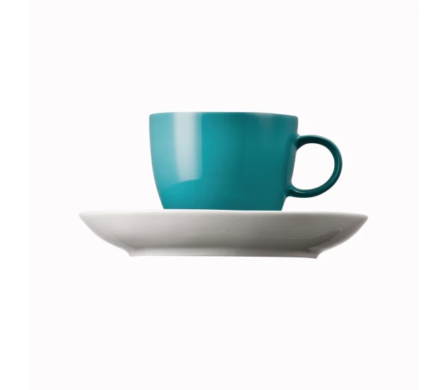 Espressokop en schotel