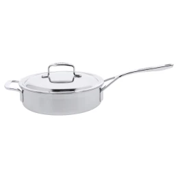 Lage sauteuse met deksel 24 cm
