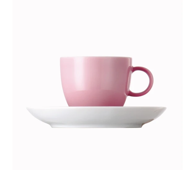 Espressokop en schotel