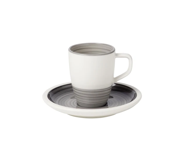 Espressokop en schotel
