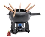 Fondueset Saas-Fee Zwart