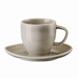 Espressokop en schotel