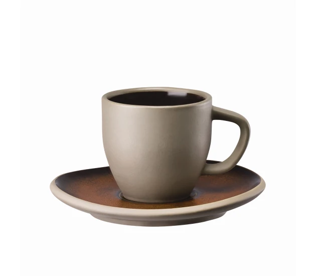 Espressokop en schotel