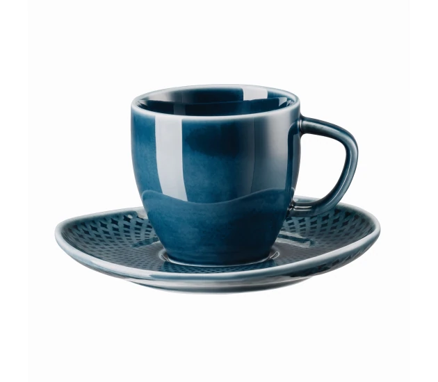 Espressokop en schotel