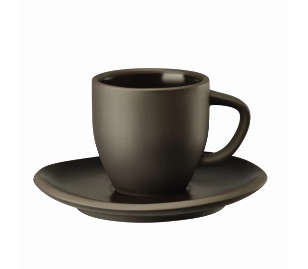 Espressokop en schotel