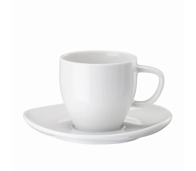 Espressokop en schotel