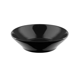 Diep bord 18,5 cm Zwart