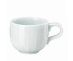 Espressokop met oor en schotel