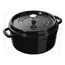 Zwart glans 24 cm