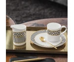 Espressokop en schotel