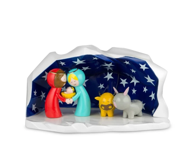 Kerststal *nieuw* Wit