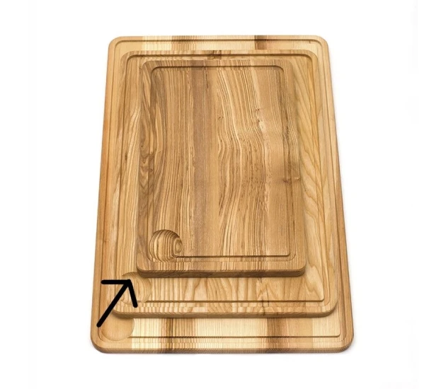 Snijplank met geul klein