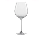 Rode wijnglas