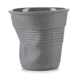Cappuccino beker  RecyClay Grijs