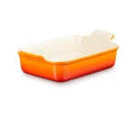 Ovenschaal 26x19 cm Oranjerood