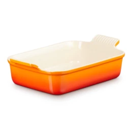 Ovenschaal 26x19 cm Oranjerood