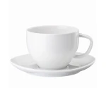 Cafe au lait kop en schotel