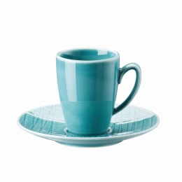 Espressokop en -schotel