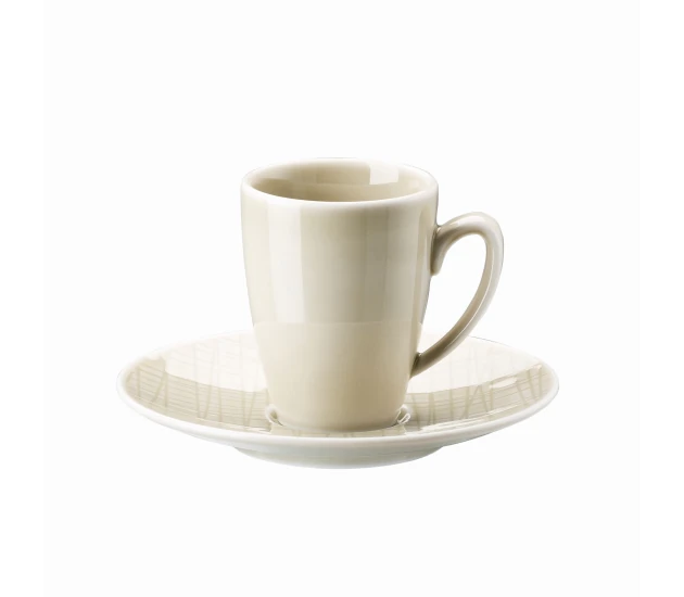 Espressokop en -schotel