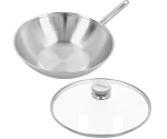 Wok 30 cm + Gratis Glasdeksel