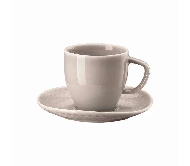 Espressokop en schotel